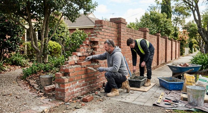 Brick Fence Repair in Punta Gorda, FL