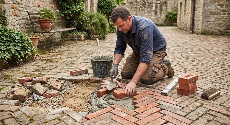 Brick Flatwork Repair in Bokeelia, FL