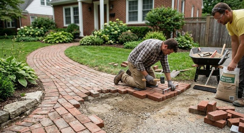 Brick Flatwork Repair in Englewood, FL
