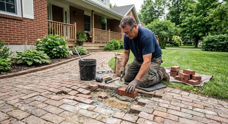 Brick Flatwork Repair in Englewood, FL
