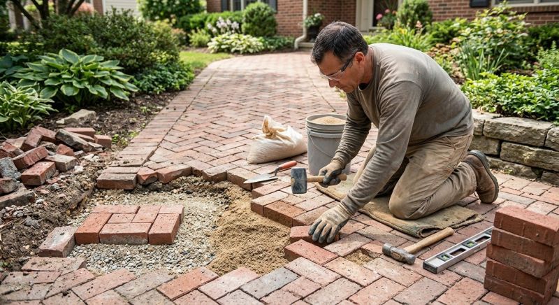 Brick Hardscape Repair in Punta Gorda, FL