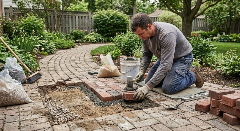 Brick Pathway Repair in Punta Gorda, FL