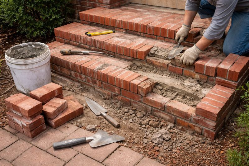 Brick Stairs Repair in Englewood, FL