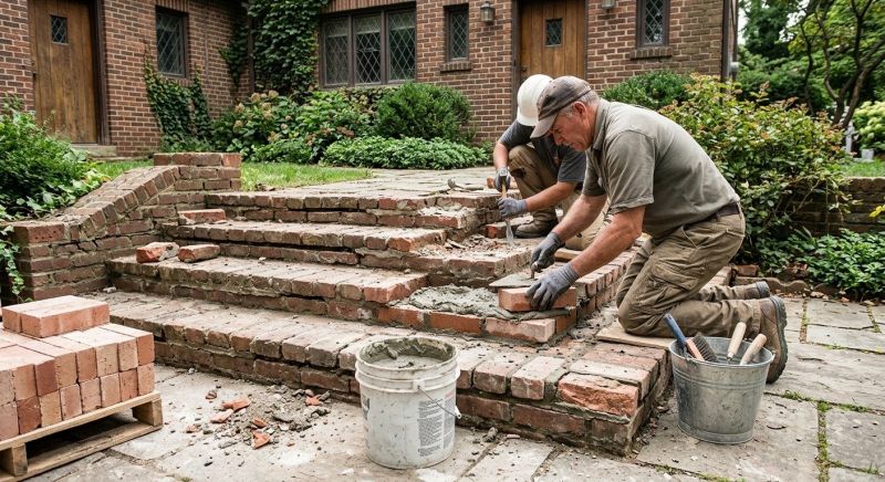 Brick Stairs Repair in Punta Gorda, FL