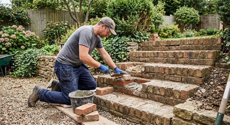 Brick Stairs Repair in North Port, FL