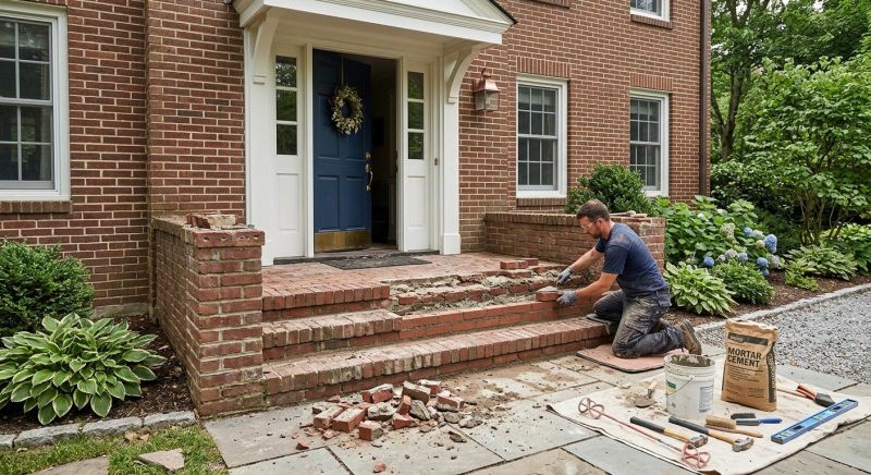 Brick Stoop Repair in Punta Gorda, FL