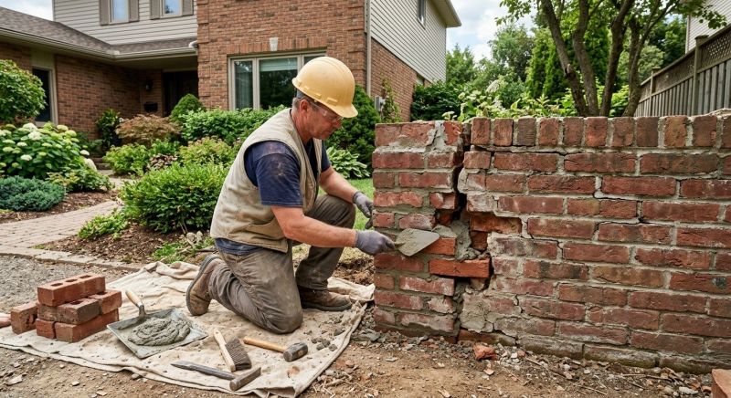 Brick Wall Repair in Rotonda West, FL
