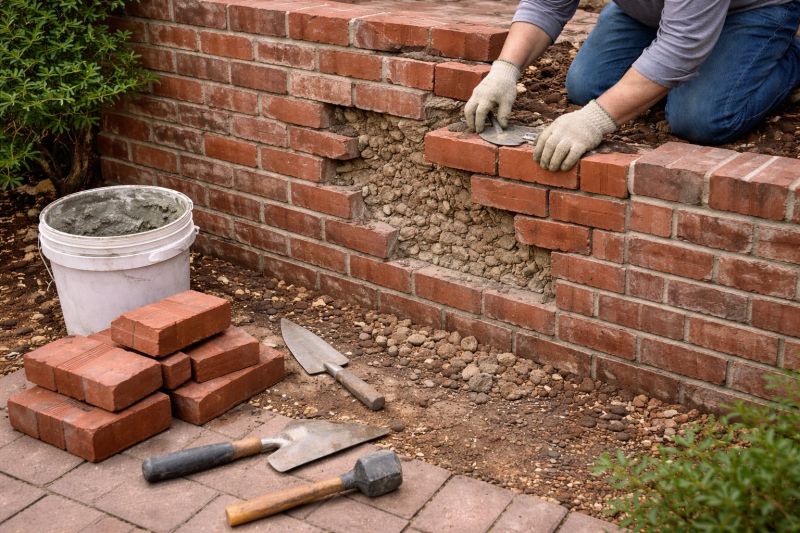 Brick Wall Repair in Venice, FL