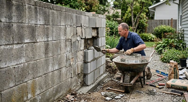 Cinder Block Repair in Punta Gorda, FL