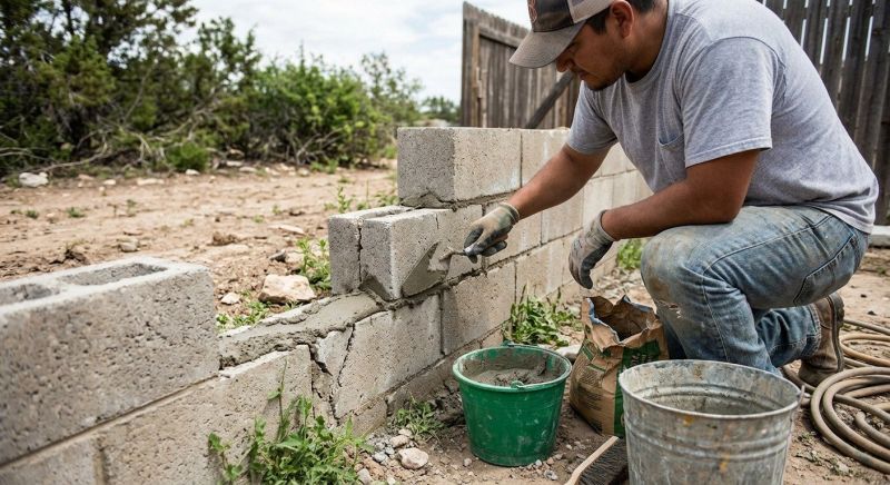 Concrete Block Wall Repair in Punta Gorda, FL