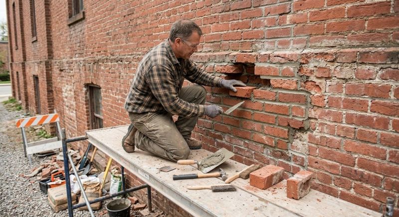 Porch Brick Repair in Punta Gorda, FL