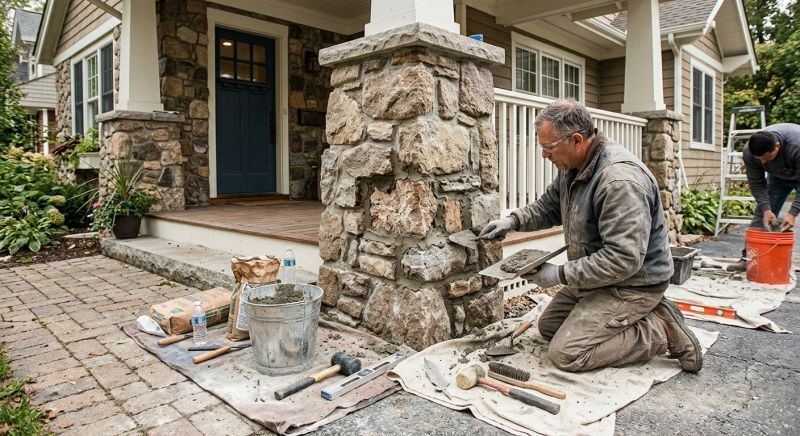 Stone Column Repair in Punta Gorda, FL