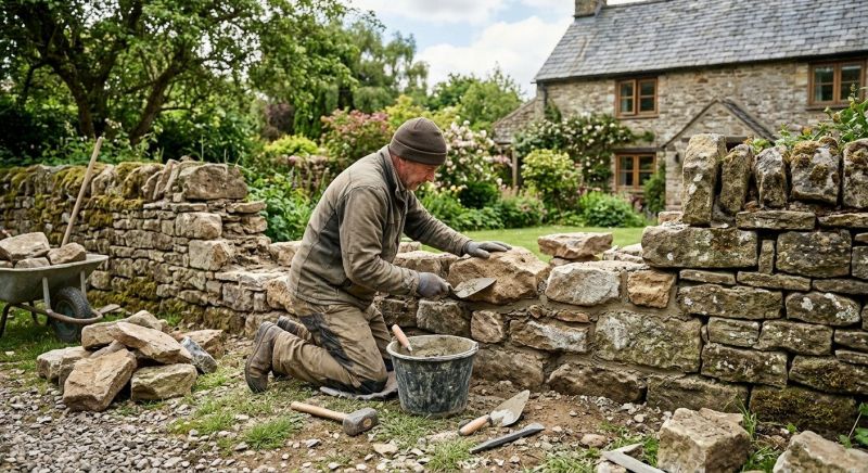 Stone Wall Repair in Bokeelia, FL