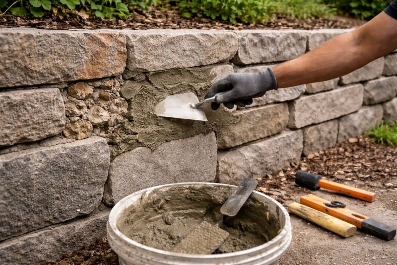 Stone Wall Repair in Punta Gorda, FL