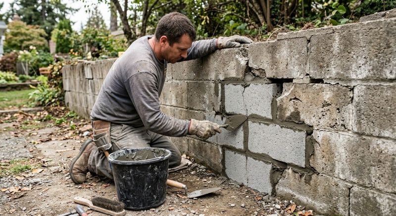 Stone Wall Repair in Punta Gorda, FL