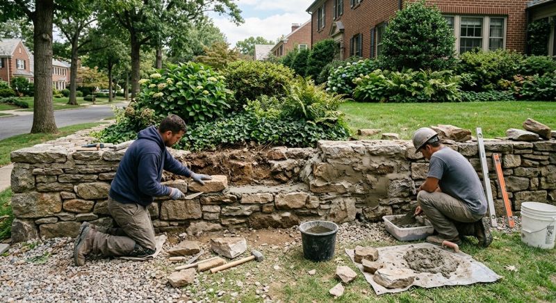 Stone Wall Repair in Punta Gorda, FL