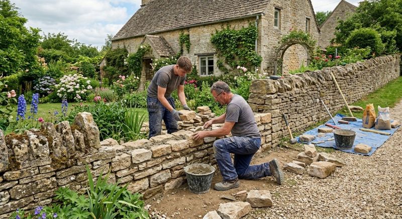 Stone Wall Repair in Rotonda West, FL