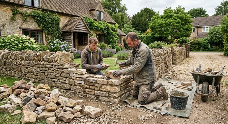 Stone Wall Repair in Venice, FL